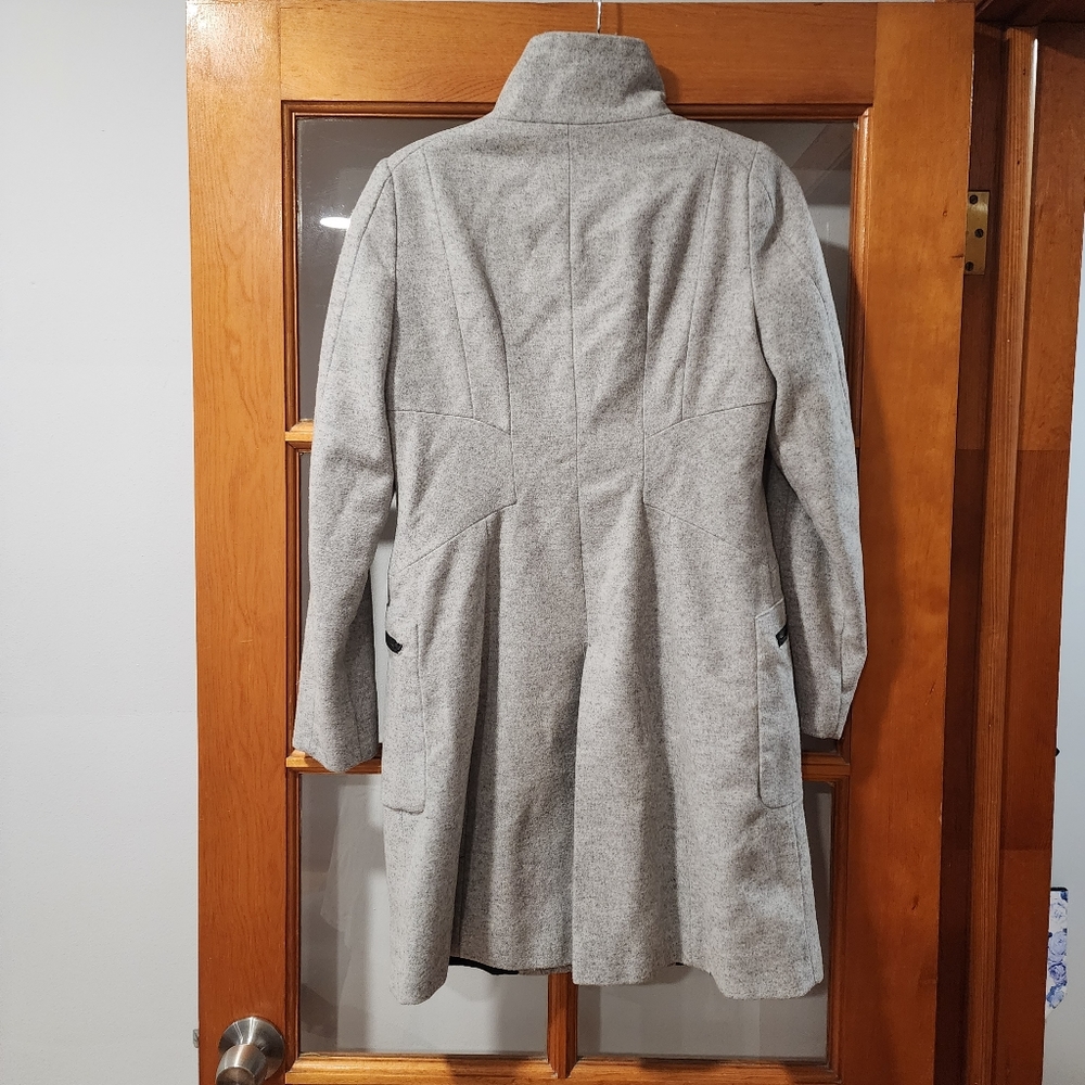 Zara Basic Large Grey Wool Jacket - image 3